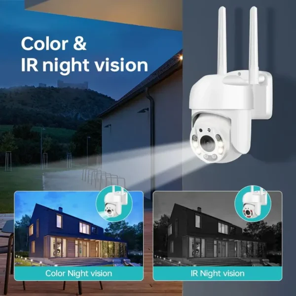 2MP WiFi Smart CCTV Outdoor Wireless Video Surveillance PTZ Camera Yiiot 360 IP Home CCTV Network Security WiFi Camera - Image 6