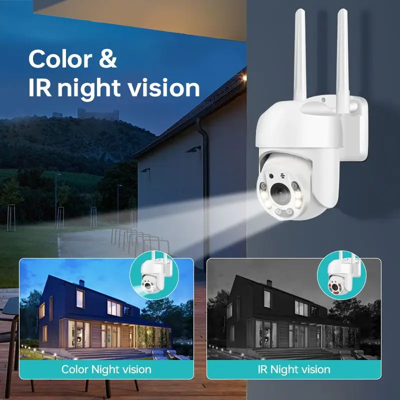 2MP WiFi Smart CCTV Outdoor Wireless Video Surveillance PTZ Camera Yiiot 360 IP Home CCTV Network Security WiFi Camera - Image 6