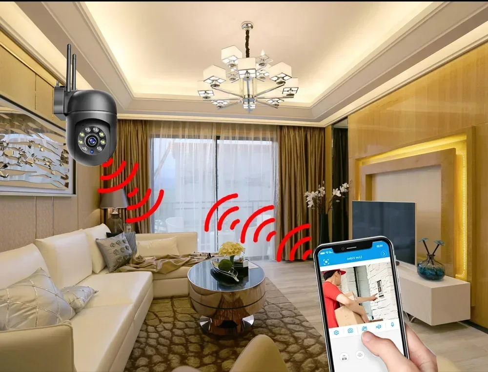 2.4/5G WiFi IP Camera Wireless Security Surveillance Camera Two way audio PTZ Move To Follow Security Protection Cameras Home - Image 21