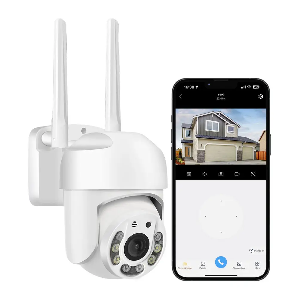2MP WiFi Smart CCTV Outdoor Wireless Video Surveillance PTZ Camera Yiiot 360 IP Home CCTV Network Security WiFi Camera - Image 3