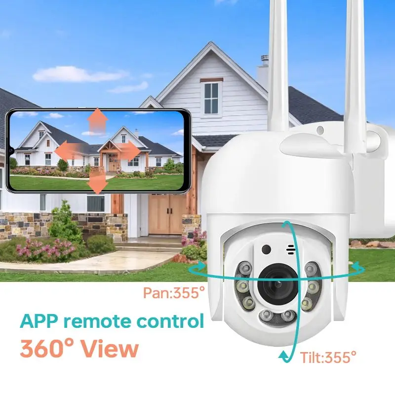 2MP WiFi Smart CCTV Outdoor Wireless Video Surveillance PTZ Camera Yiiot 360 IP Home CCTV Network Security WiFi Camera - Image 4