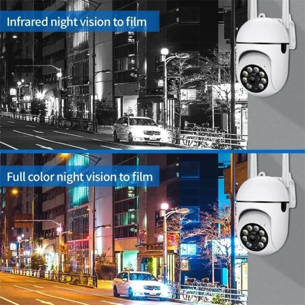 5G Wifi Video Surveillance Camera 5MP CCTV PTZ IP Camera Smart Human Tracking 4X Zoom Night Vision Full Color Outdoor Waterproof - Image 2