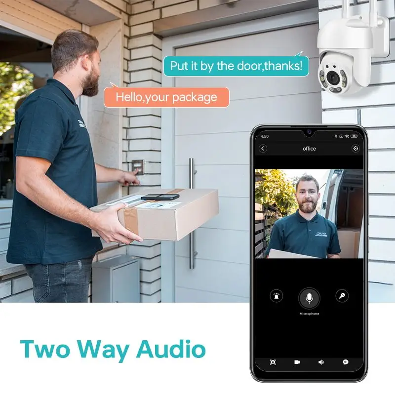 2MP WiFi Smart CCTV Outdoor Wireless Video Surveillance PTZ Camera Yiiot 360 IP Home CCTV Network Security WiFi Camera - Image 5