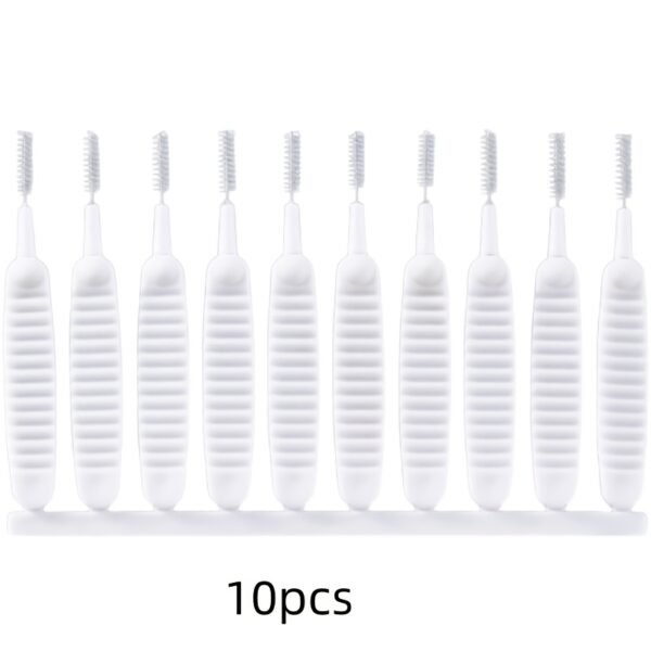 10pcs Multifunctional Cleaning Tool Kit, Electronic & Bathroom Cleaner Set, with Phone Charger Port Brushes, Keyboard Scraper, Shower Head & Faucet Gap Cleaner, for No Electricity Needed - Image 4