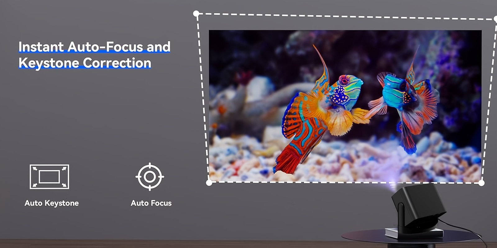 4K Home Theater Projector with Dual WiFi, WiFi6, 200ANSI, HD 1280x720P, Wireless 5.0, Auto Correction, Mali-G312 GPU, Allwinner H713 Processor - Ideal for Movie Nights and Gaming - Image 13