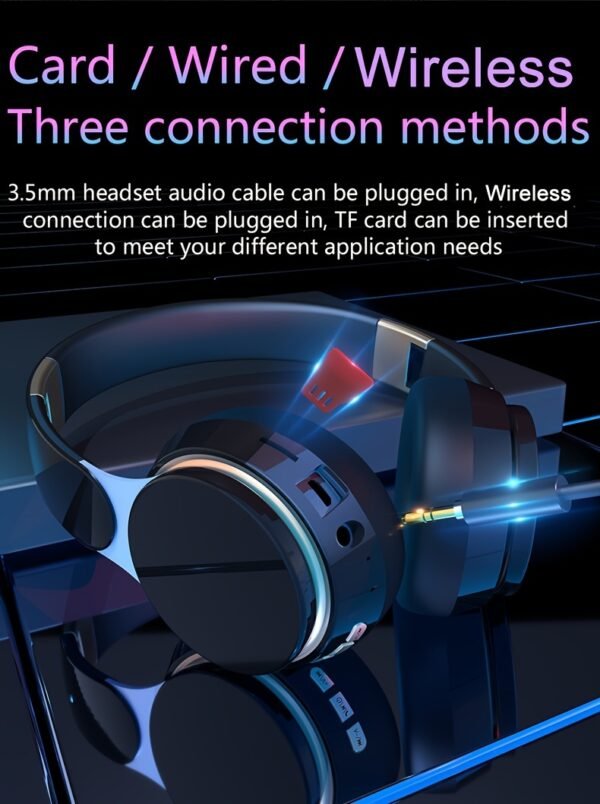 Wireless Headphones, Foldable Design, Compatible With Computers And Mobile Phones - Image 27