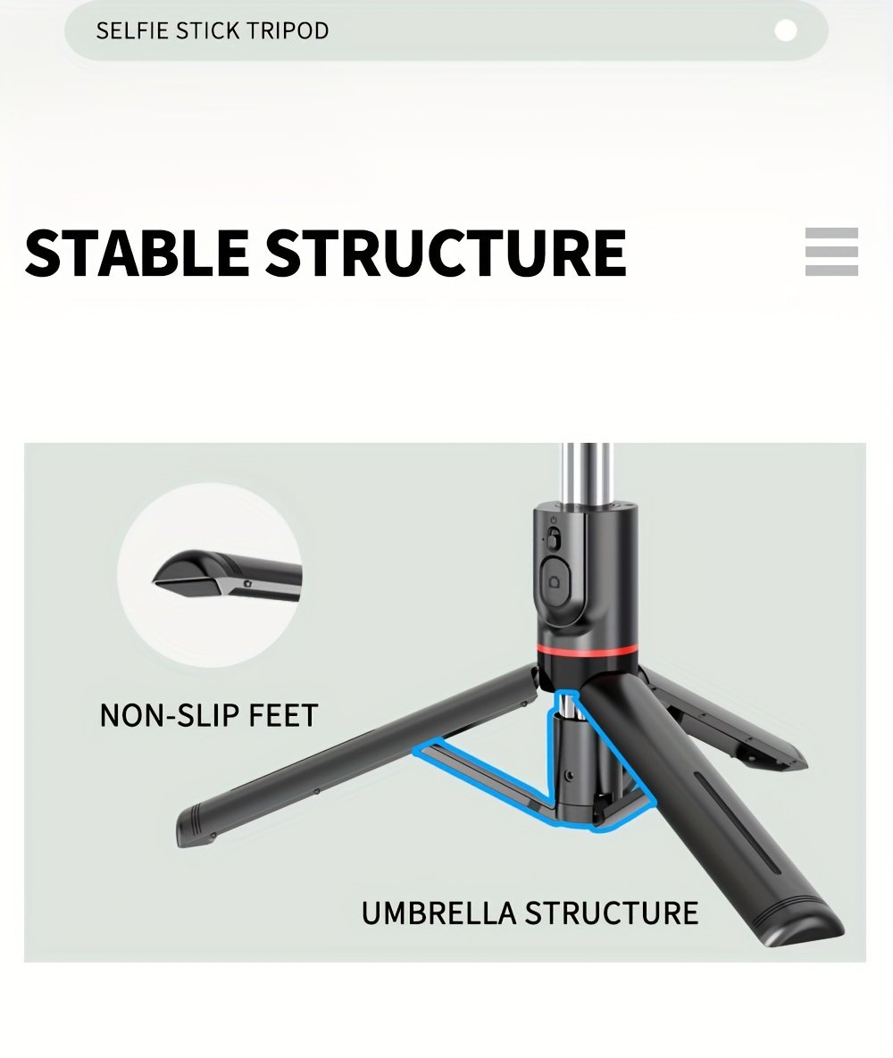 SelfieShow Portable 44-inch Selfie Stick with Wireless Remote, Extendable Smartphone Tripod Stand, 360-Degree Rotation, Compatible with iPhone 13/12/11 Pro/Xs Max/Xr/X/8/7/6 Plus, Android Samsung Phones, Ideal for Christmas, Halloween, Birthday Gifts, Pho - Image 12