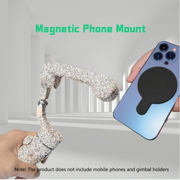 Aluminum Alloy Magnetic Phone Mount for DJI Gimbal, Compatible with OM4/OM4 SE/OM5/OM6, Secure Smartphone Attachment Accessory - Image 5