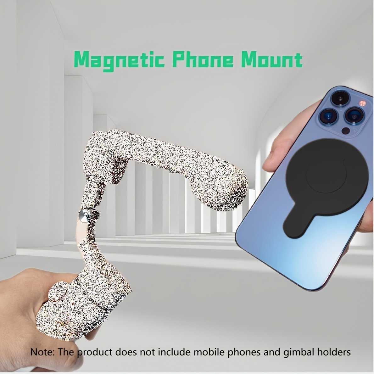 Aluminum Alloy Magnetic Phone Mount for DJI Gimbal, Compatible with OM4/OM4 SE/OM5/OM6, Secure Smartphone Attachment Accessory - Image 5