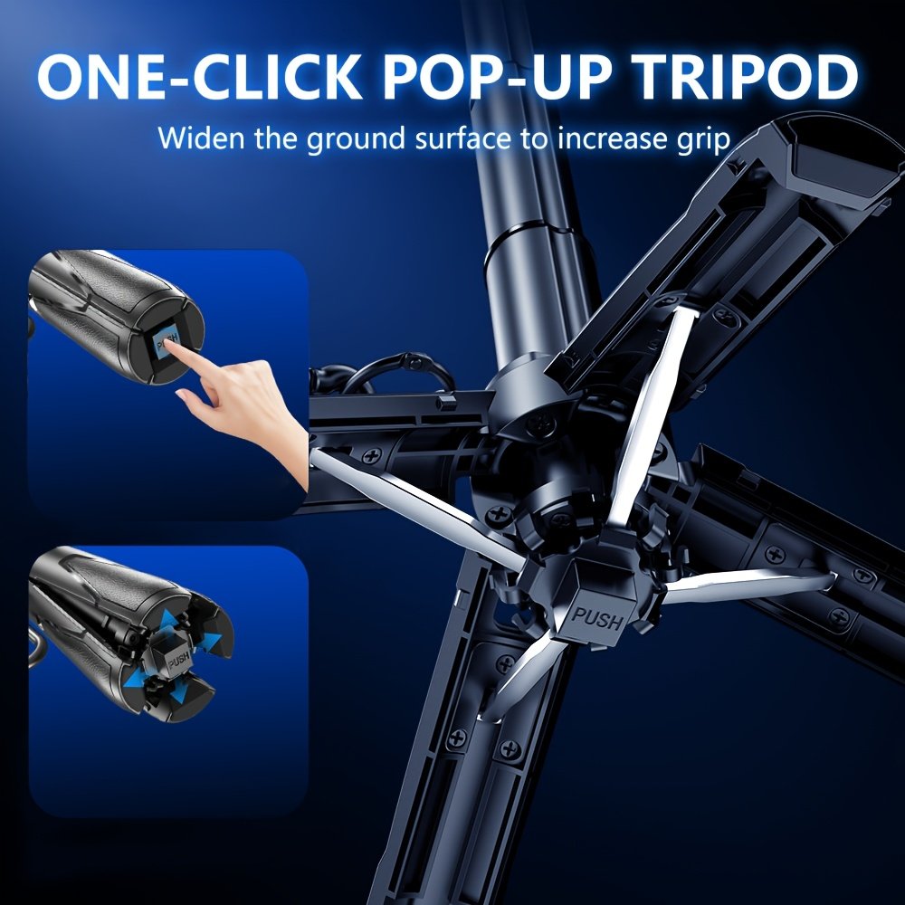 16-inch Extendable Selfie Stick with Wireless Remote, Smartphone Tripod Stand, 360° Rotating, One-Click Expandable, DSLR Style Handle, ABS Waterproof, for iPhone/Samsung/Android, Ideal for Concerts, Travel, Hiking, Live Streaming - Image 10