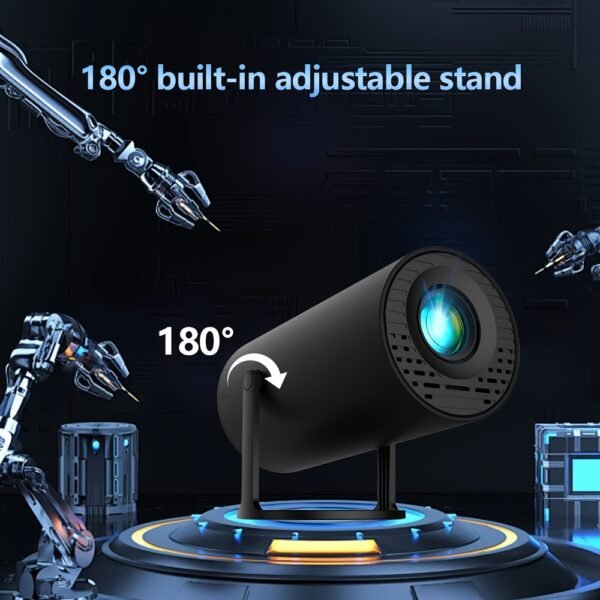 Y300 Compact 720P Mini Projector - USB Powered, Portable & Compatible with iOS/Android Smartphones, Supports Power Banks for On-the-Go Movie Night, Sleek Design, Perfect Christmas Gift, Carry, Immediate Upgrade, Professional Visual Experience