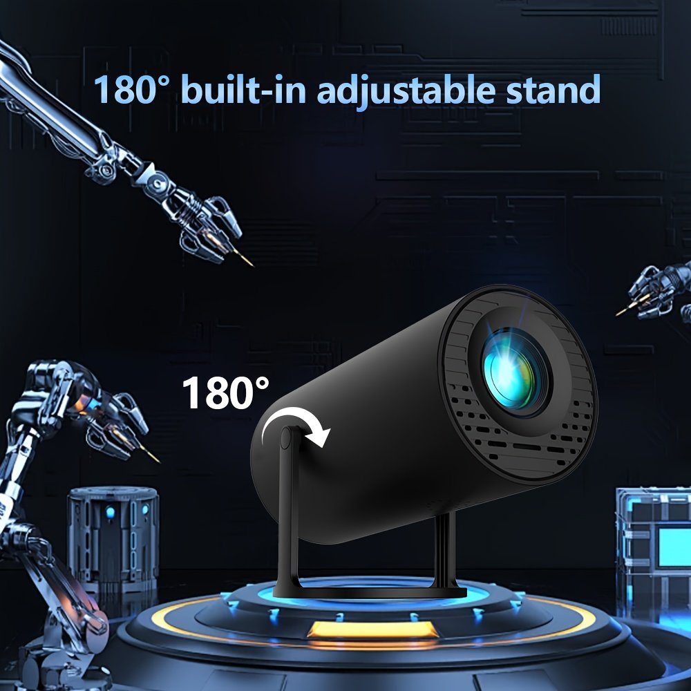 Y300 Compact 720P Mini Projector - USB Powered, Portable & Compatible with iOS/Android Smartphones, Supports Power Banks for On-the-Go Movie Night, Sleek Design, Perfect Christmas Gift, Carry, Immediate Upgrade, Professional Visual Experience