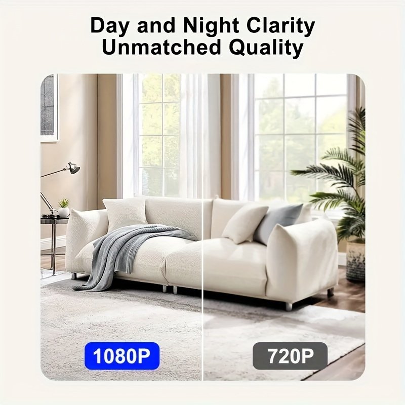 WJG 5G WiFi Smart Light Bulb Camera - E27 Fit, 360° Rotation, Auto-Tracking, Panoramic View, Wireless PTZ, Infrared Night Vision, Motion Detection, Two-Way Audio, Easy Setup - Image 8