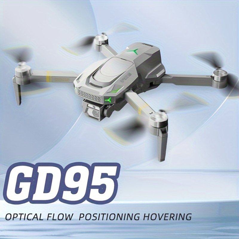 GD95 Brushless Motor Drone with Dual HD Cameras - Anti-Shake ESC, 360° Obstacle Avoidance, Hover Function, 120° Wide Angle Lens, 2.4GHz Signal, 100m Remote Control, 2000mAh Battery - Includes Spare Propeller, Storage Bag & Protective Cover - Image 3