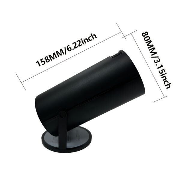 Portable Mini Projector HY300 with Wi-Fi, USB Powered, HDTV Support, 180° Adjustable Projection Angle, Built-in Speaker for Gaming, Camping, and Office Use, Wireless Home Cinema, Outdoor - Image 4
