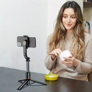 SelfieShow Portable 44-inch Selfie Stick with Wireless Remote, Extendable Smartphone Tripod Stand, 360-Degree Rotation, Compatible with iPhone 13/12/11 Pro/Xs Max/Xr/X/8/7/6 Plus, Android Samsung Phones, Ideal for Christmas, Halloween, Birthday Gifts, Pho