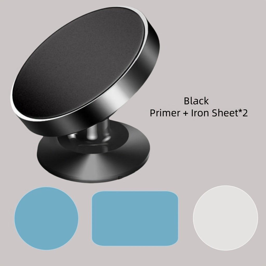Universal Aluminum Alloy Car Phone Holder, 360 Degree Rotation, Strong Magnetic Mount, Durable Auto Dashboard Accessory - Image 10