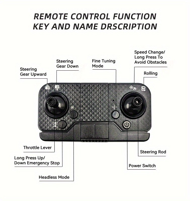 GD95 Brushless Motor Drone with Dual HD Cameras - Anti-Shake ESC, 360° Obstacle Avoidance, Hover Function, 120° Wide Angle Lens, 2.4GHz Signal, 100m Remote Control, 2000mAh Battery - Includes Spare Propeller, Storage Bag & Protective Cover - Image 22