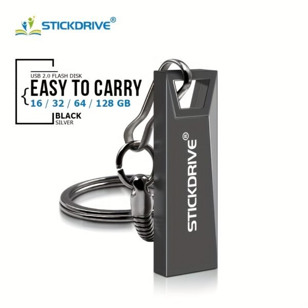 Stickdrive Metal0 USB2.0 flash drive 4GB 8GB 16GB 32GB 64GB 128GB pendrive flash drive U disk for KEY RING - Image 2