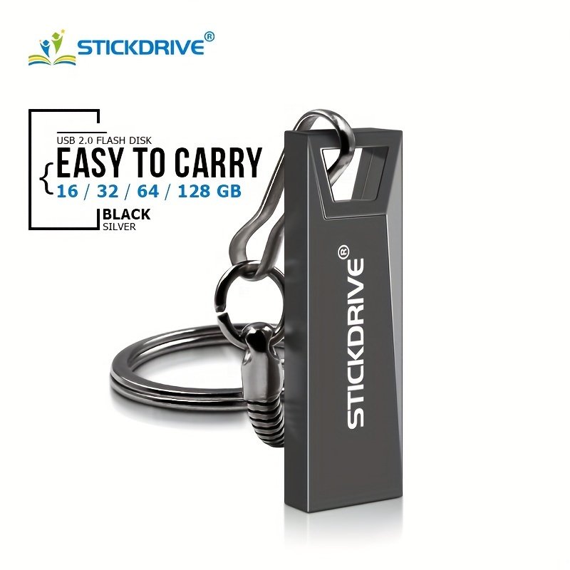 Stickdrive Metal0 USB2.0 flash drive 4GB 8GB 16GB 32GB 64GB 128GB pendrive flash drive U disk for KEY RING - Image 2