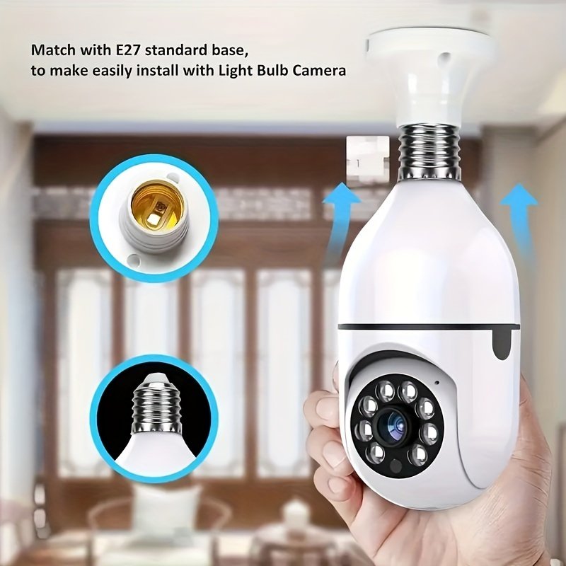 Teruhal 1080P HD WiFi Security Camera - 360° Rotatable, Color Night Vision, Two-Way Audio, Motion Detection Alerts, Easy Installation - Perfect Gift for Birthdays, Easter, Presidents Day - Image 7