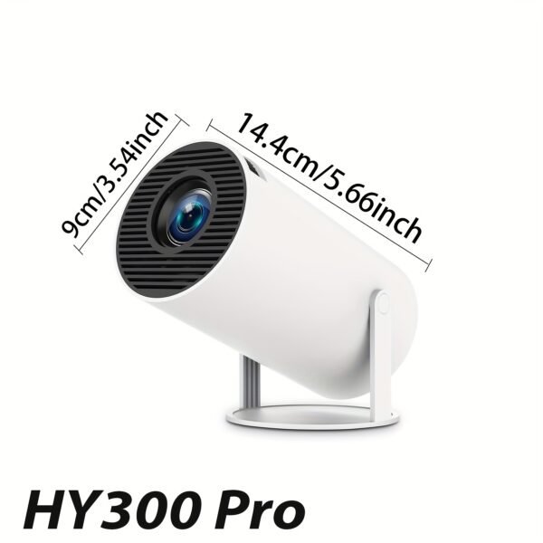 TUOGTCI Portable HY300 Outdoor Projector for Android 11.0 200ANSI WiFi6 Dual Wifi H713 Chip HD 1280*720P Wireless 5.0 Support 4K Hard Decoding Playback HD Video Home Theater Merry Christmas Gift, Best for Christmas - Image 6