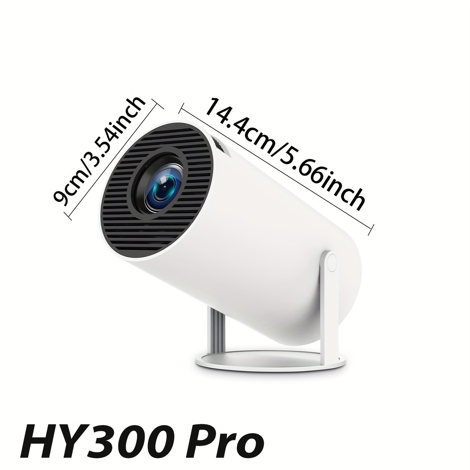 TUOGTCI Portable HY300 Outdoor Projector for Android 11.0 200ANSI WiFi6 Dual Wifi H713 Chip HD 1280*720P Wireless 5.0 Support 4K Hard Decoding Playback HD Video Home Theater Merry Christmas Gift, Best for Christmas - Image 6