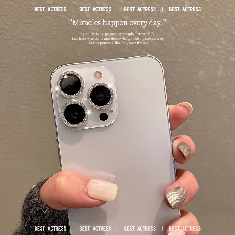 Protective Film For The Shiny Camera Lens Of Your Phone, Suitable For IPhone Models 15, 14, 13, 12, 11 Pro Max, Mini, And Plus. This Camera Protection Kit Includes A Tempered Glass Lens Protector Shell, Compatible With IPhone 16 Pro Max And IPhone 16 Plus - Image 9