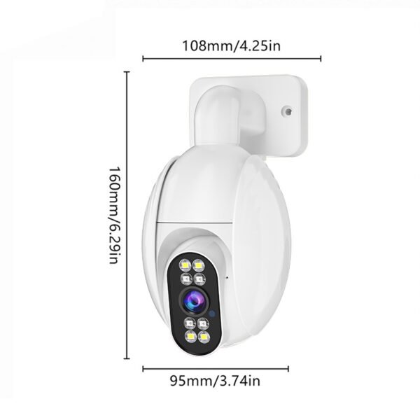 WJG 1080P HD Wireless WiFi Security Camera, Outdoor Wall Hanging, IPX4 Waterproof, Color Night Vision, AI Motion Detection, Two-Way Audio, Real-Time Video Recording, USB Powered, No Battery Required, Mini Camera Wireless - Image 9