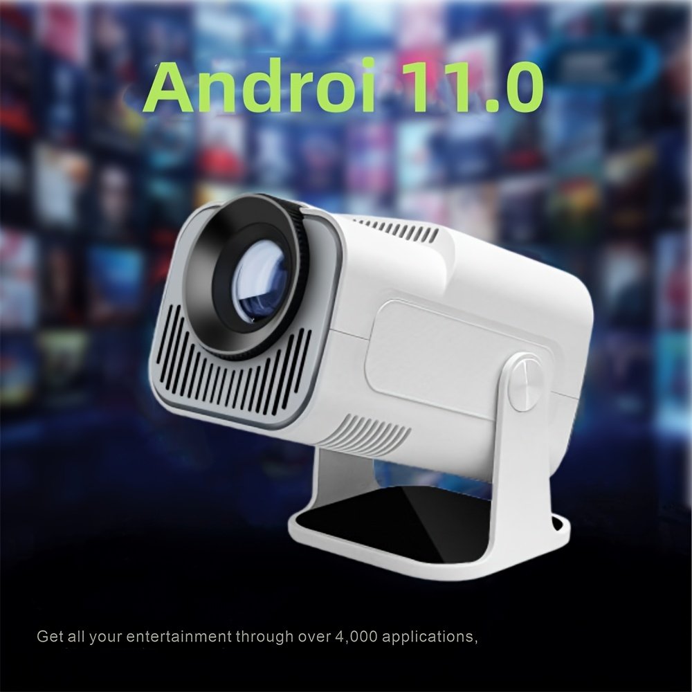 2024 New HY320 Mini Projector 4K Ultra HD, Android 11.0, Lightweight and Portable 1280P 720P 320ANSI Portable Wireless Home Cinema 180 ° Projection Multi angle Adjustment - Image 12