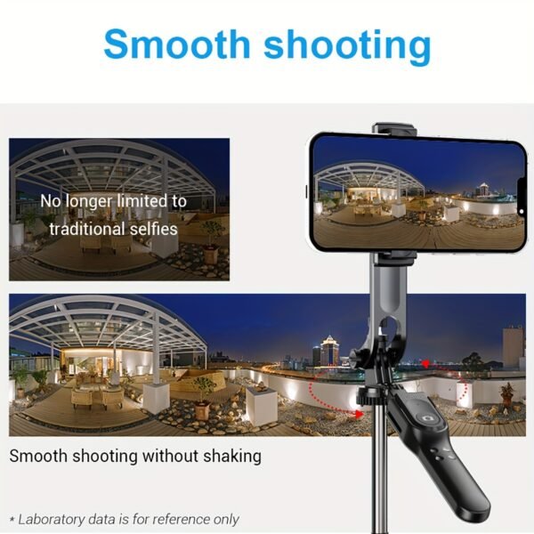Smartphone Wireless Selfie Stick Tripod, Telescopic Rod, Floor Stand, Handheld Stabilizer, Suitable For Travel Selfie, Live Streaming - Image 5