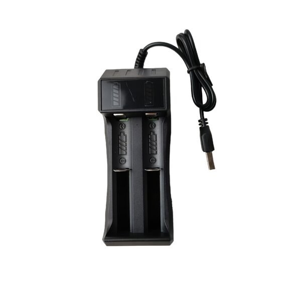 Portable USB Battery Charger with LED Indicator, Single and Dual Slot Charging, ≤36V Operating Voltage - USB Powered (Battery Not Included), Power Supply - Image 7