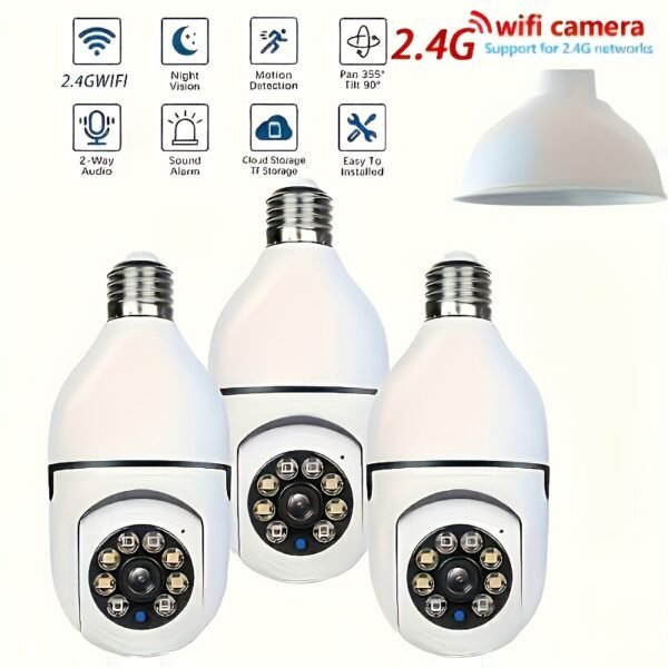 Teruhal 1080P HD WiFi Security Camera - 360° Rotatable, Color Night Vision, Two-Way Audio, Motion Detection Alerts, Easy Installation - Perfect Gift for Birthdays, Easter, Presidents Day