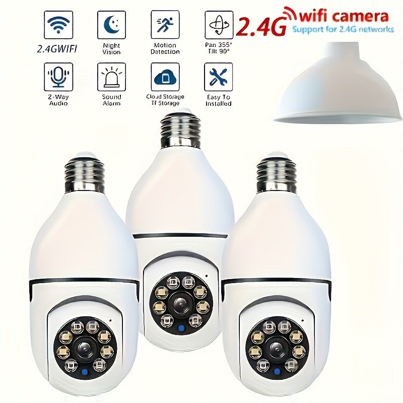 Teruhal 1080P HD WiFi Security Camera - 360° Rotatable, Color Night Vision, Two-Way Audio, Motion Detection Alerts, Easy Installation - Perfect Gift for Birthdays, Easter, Presidents Day