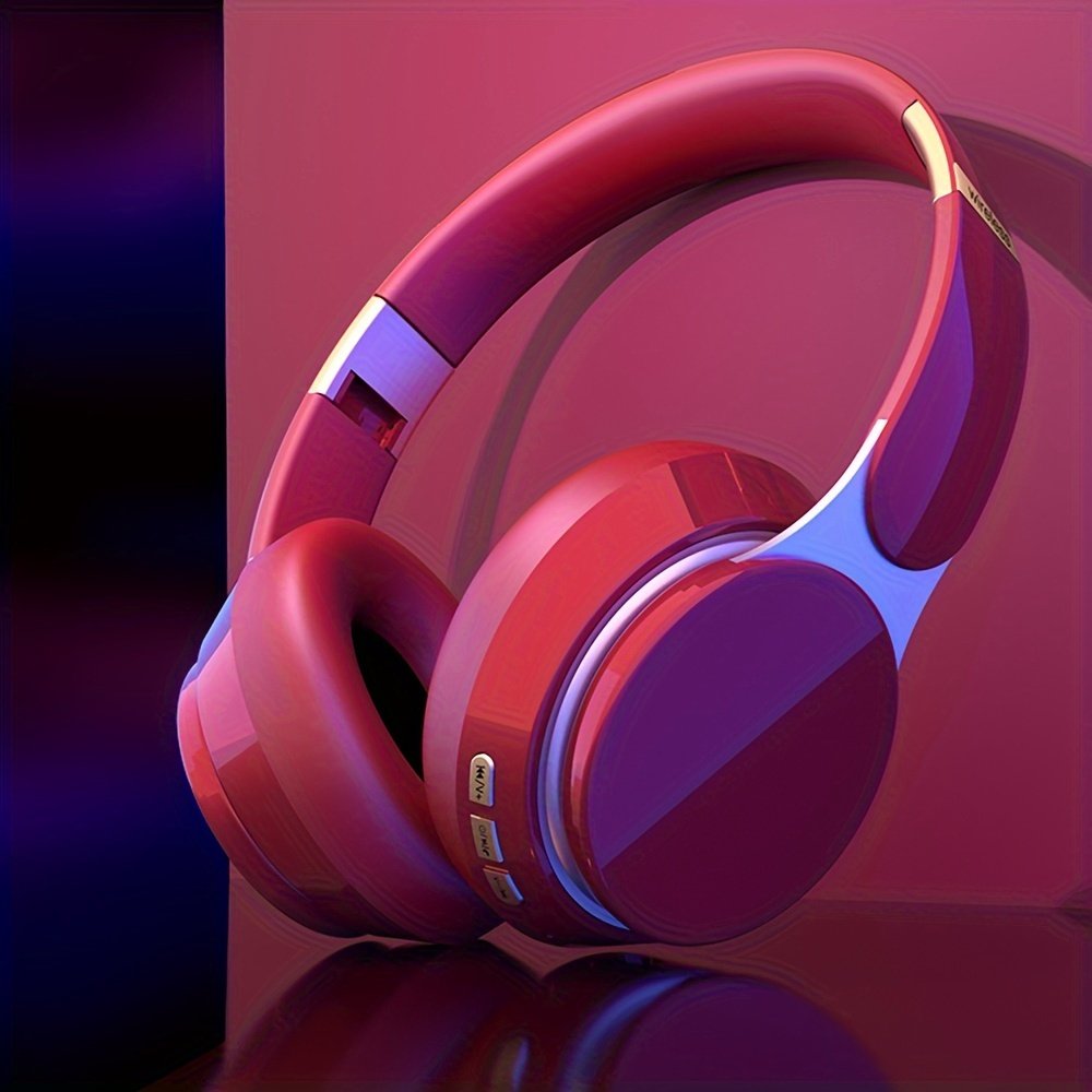 Wireless Headphones, Foldable Design, Compatible With Computers And Mobile Phones - Image 5