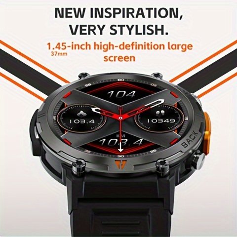 JELLOO Sports Smart Watch With LED Lighting For Men, With Wireless Call Making Function(Answer/Make Calls), 3.68cm HD Smart Watch Smartwatch For Android & IPhone Phone - Image 17