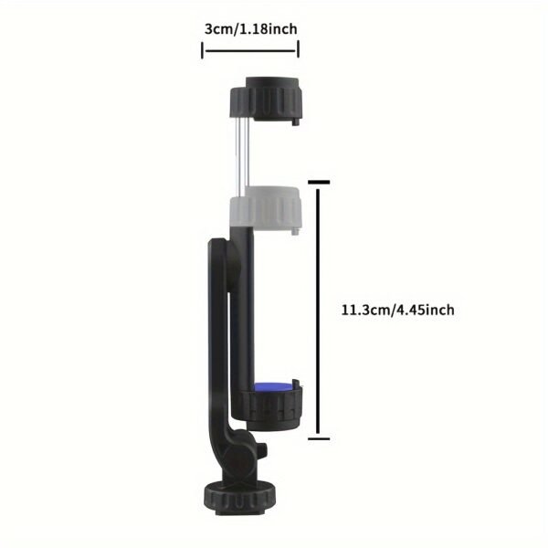 The Mobile Phone Holder Comes with 2 Cold Shoes. The Mobile Phone Tripod Bracket Is Suitable for All Mobile Phones. The Mobile Phone Bracket Is Connected to The Tripod And Can Rotate 360 Degrees And Can Be Tilted Forward And Backward. - Image 2