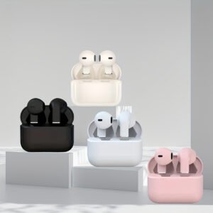 2025 Open-Back Wireless Earbuds with Panoramic Surround Sound, Directional Audio, Touch Controls, Condenser Mic, USB Charging, Rechargeable Battery for Gaming & Running - In-Ear Noise Cancelling Headphones