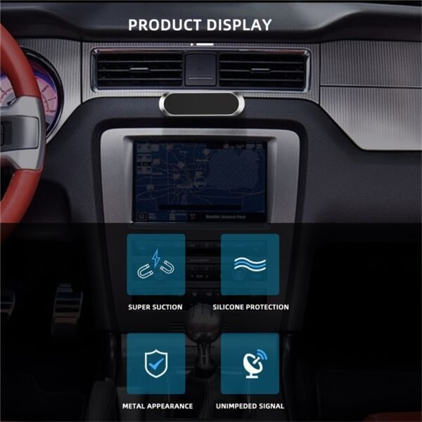 Magnetic Mini Single-row Adhesive Dashboard Mobile Bracket With Strong Magnetic Car Phone Holder On Hot Sale - Image 23