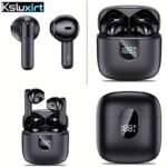 TWS Wireless Earphones, Voice Noise Canceling, HiFi Stereo, In-Ear Earphones With Microphone, LED Power Display, Charging Box