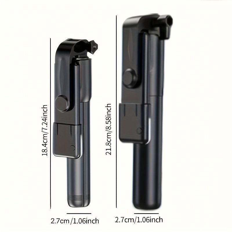 1pc Extra Long 104.98cm Wireless Selfie Stick Tripod with Beauty Fill Light, Remote Control, 360° Rotating, Stainless Steel, Compatible with Live Streaming & Photography, Non-Rechargeable Button Battery Powered - Image 5