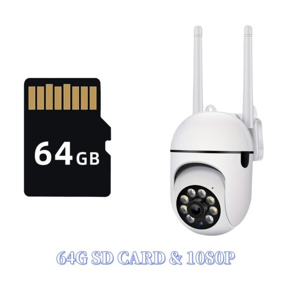 HD Wireless Home Security Camera - Full Color Night Vision, Human Detection & Alerts, 24/7 Monitoring, Wi-Fi Enabled, USB Powered, Indoor, Mobile Detection, Connection Anytime And Anywhere - Image 8