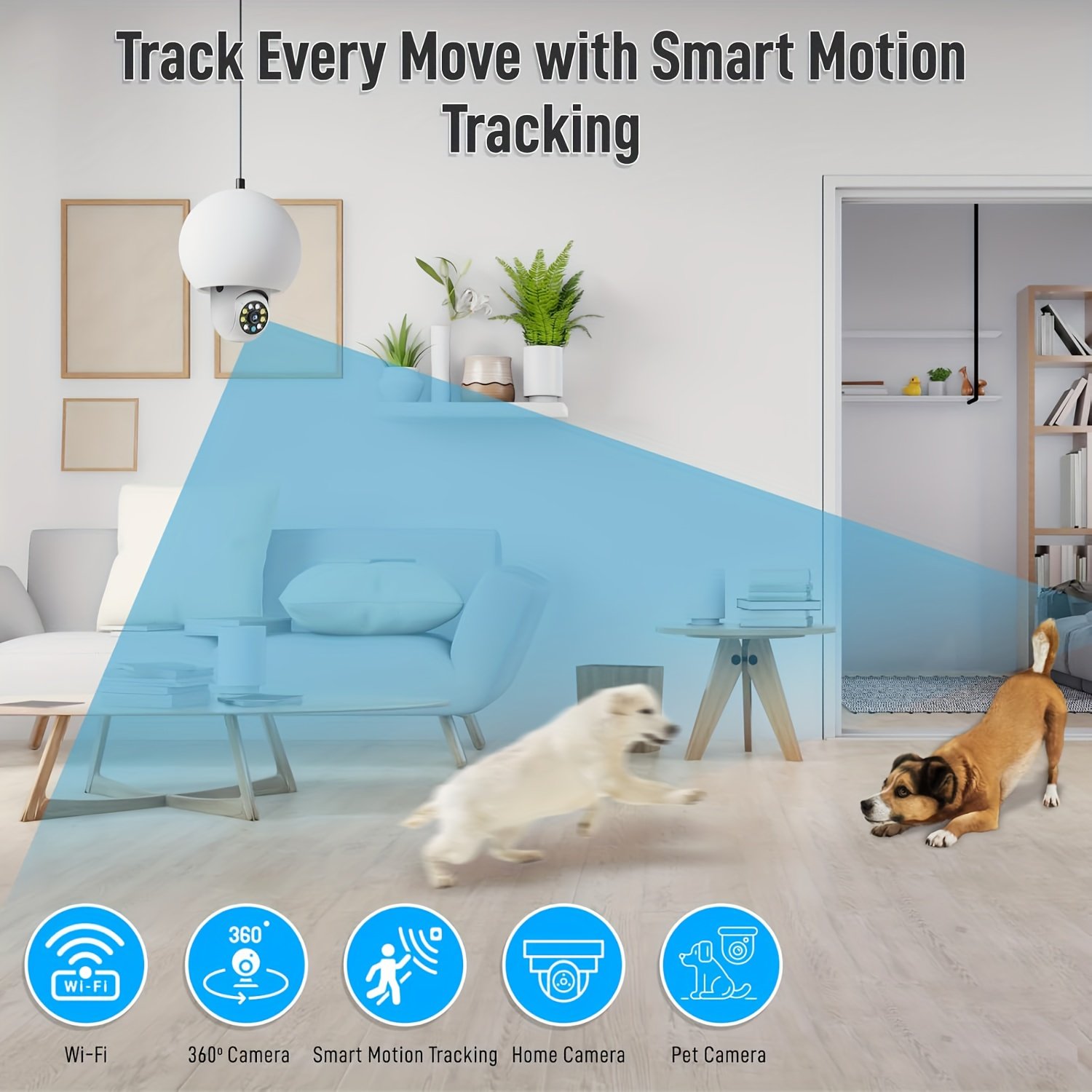 1pc Smart E27 Bulb Security Camera, 360° Rotatable, Wi-Fi Enabled, Infrared Night Vision, Two-Way Audio, Motion Sensor, Ceiling Mount, Hard-Wired 110-240V, App Control, No Battery, Non-Waterproof - Image 14