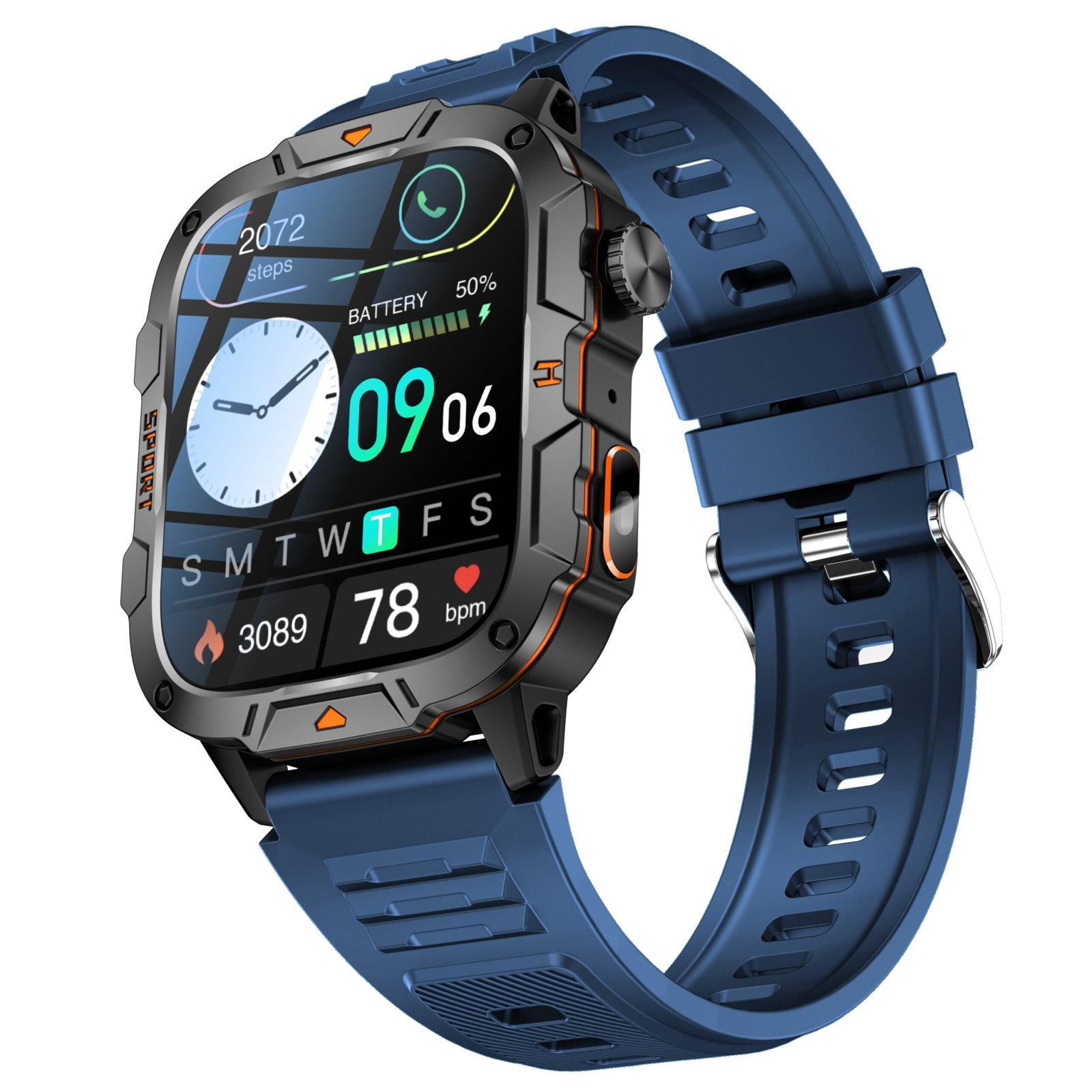 Sports Smart Watch, 4.98cm Smartwatch With LED Lighting, Call Answering, Fitness Tracking With Pedometer, Outdoor Sports Activity Watch For Men/Women - Image 9