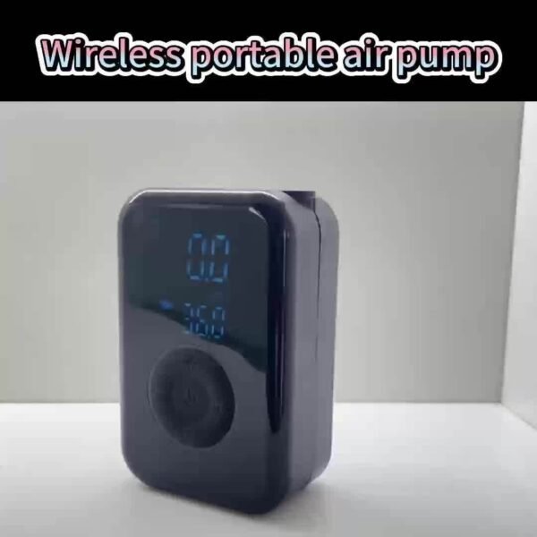 Portable Wireless Car Battery Jump Starter, Tire Inflator, Air Compressor Easily Inflates Tires, LED Display, with Flashlight And Power Bank, High-Capacity Battery. - Image 12
