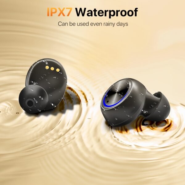 200-Hour Playtime Wireless Earbuds with 1400mAh Charging Case - HD Calls, Deep Bass, ENC Noise Cancellation, IPX7 Waterproof, Touch Control for Running & Workouts, Earbuds Wireless - Image 8
