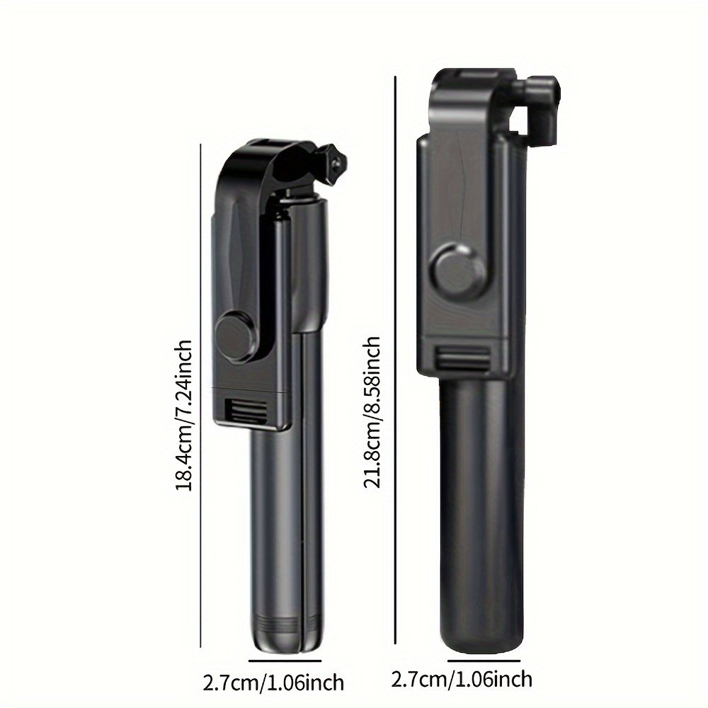 Versatile 3-in-1 Mobile Phone Selfie Stick Tripod with 360° Rotation - Ideal for Photography, Vlogging & Live Streaming | Compact, Lightweight & Travel-Friendly with Wireless Remote, Anti-Shake Feature, Compatible with All Smartphones, Selfie Stick for Ph - Image 2