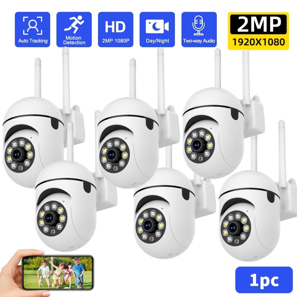 WJG HD 1080P Security Camera - Dual Band WiFi (2.4G+5G),, Auto-Tracking, Alerts & Color Night Vision, AI Motion Detection, Wide Angle Viewing, USB Powered with Cloud Storage Support - Image 2