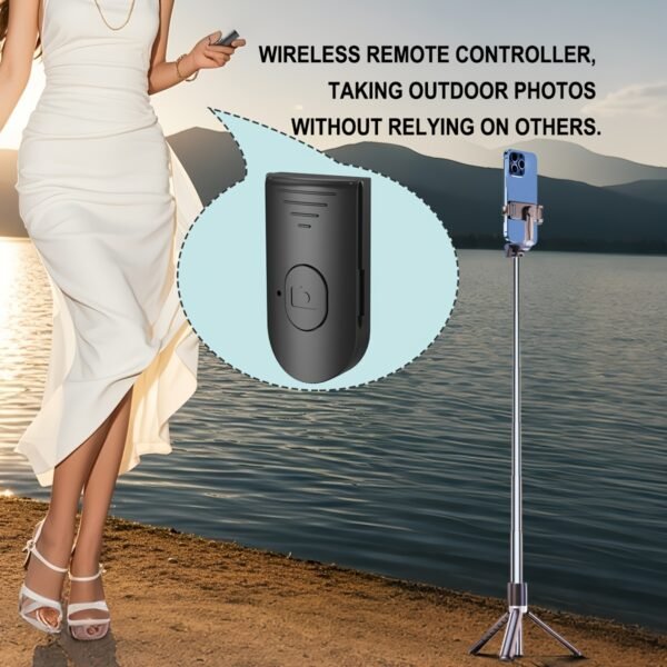 YIIOJUU 1pc 104.14cm Retractable All-in-One Smartphone Selfie Stick - 360° Rotating Tripod Holder, Wireless Remote Control, Ultra-Portable Compact Design Suitable for iPhone/Samsung/Android Phones, Perfect for Travel and Content Creation - Image 7