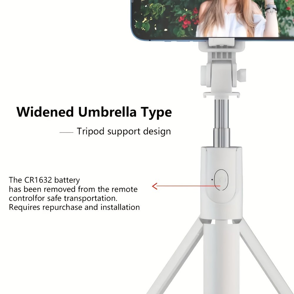 Stable Tripod for Smartphones and Cameras, Anti-Shake Selfie Stick with Desktop Tripod Stand, Indoor/Outdoor Live Streaming, ABS Material, Photography, Selfie Stick - Image 21